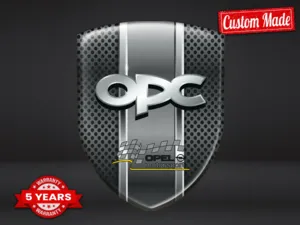 OPC Autocollants Bombés Auto Limité Design Élégant